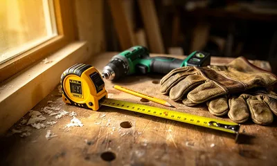 Tools on workbench